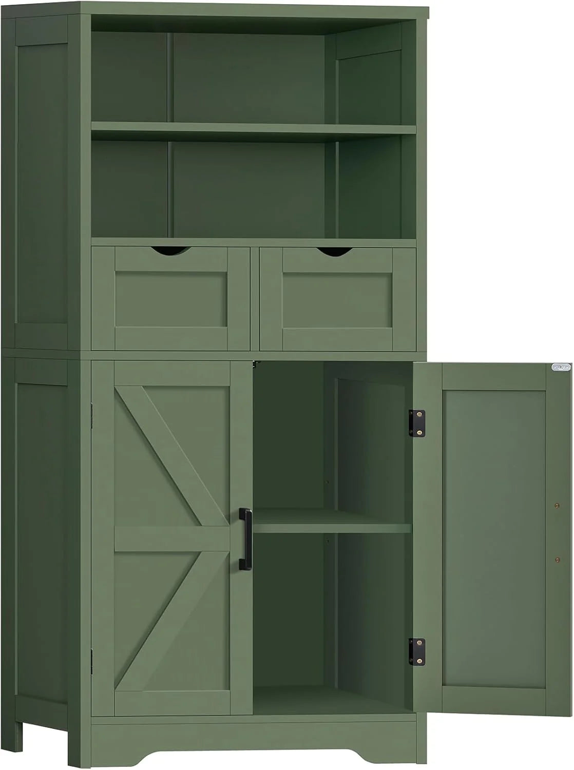 TEENFON Bathroom Storage Cabinet with Adjustable Shelf & Large Drawer