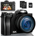 5K Digital Camera WiFi Vlogging Camera with 32G SD Card