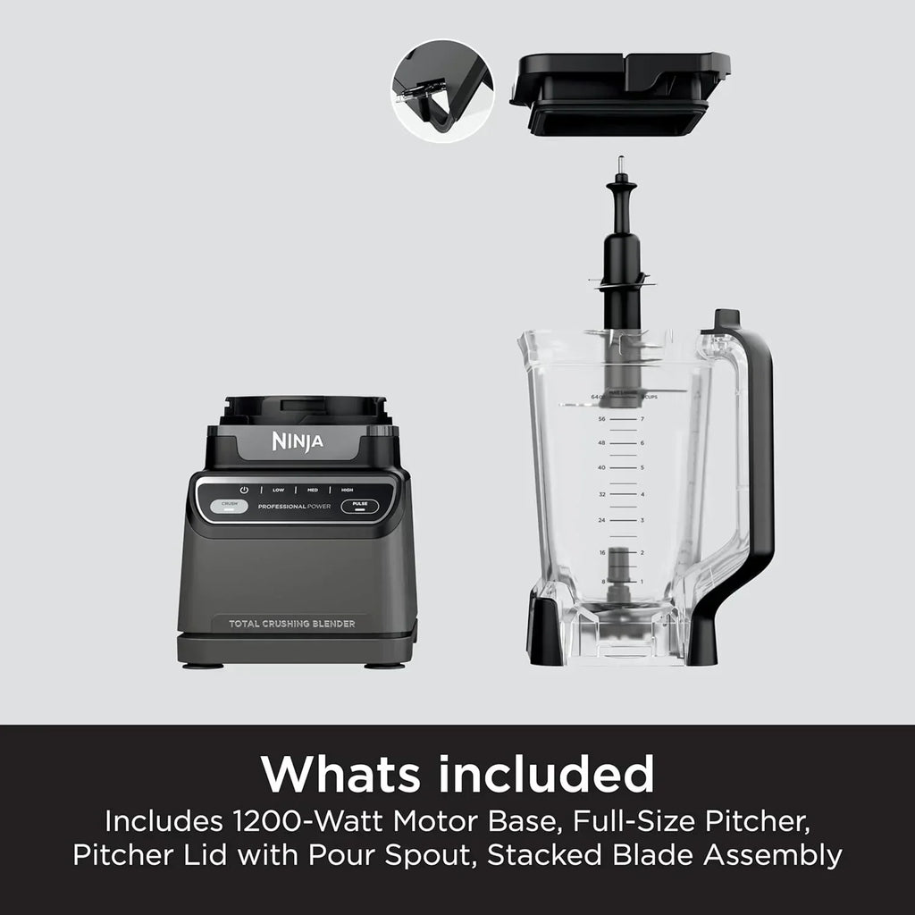 Ninja BL660 Professional Compact Smoothie and Food Processor Blender 1100W 3 Functions