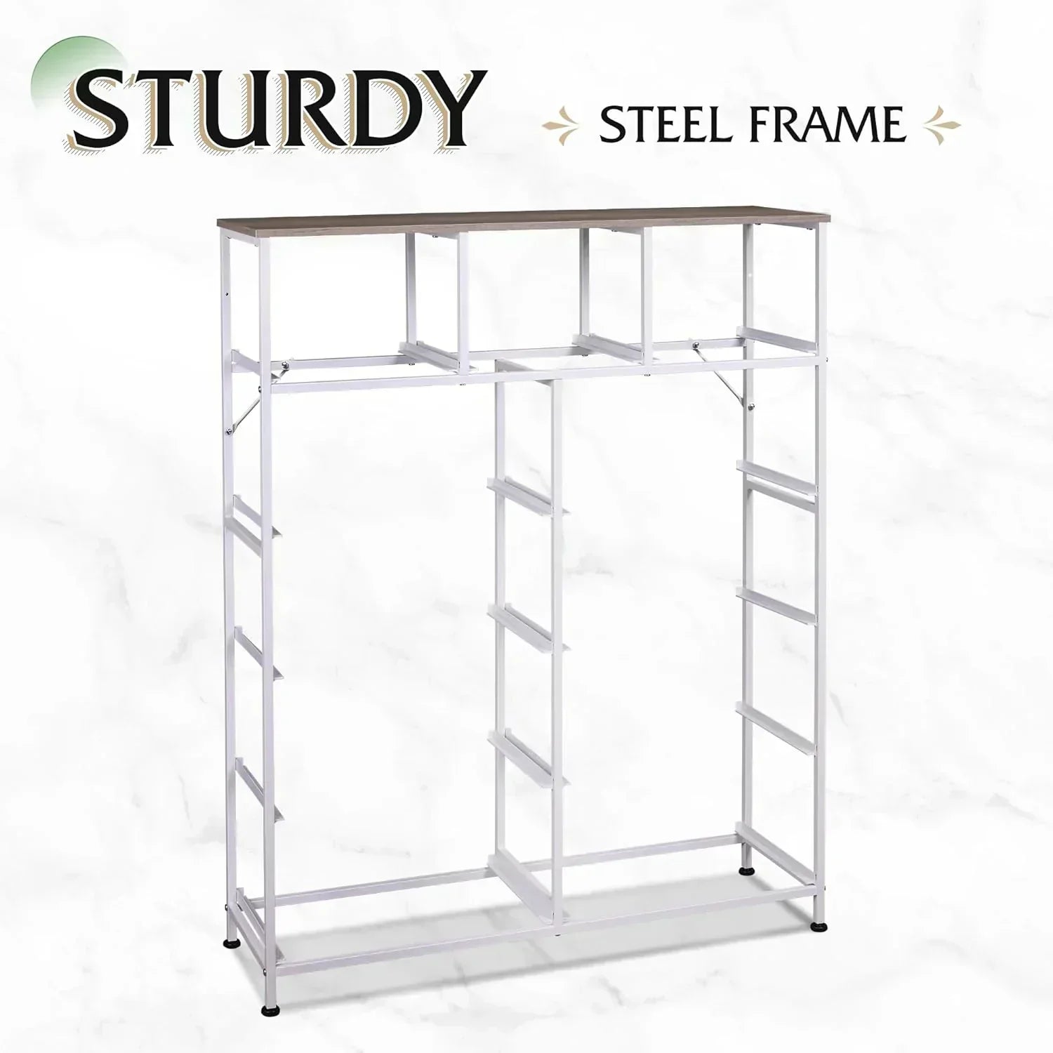 Storage Organizer Unit 11 Fabric Bins Storage Drawers Organizer Steel Frame Tall Storage Tower