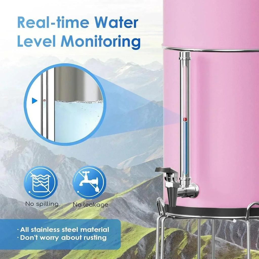 Purewell three-stage 0.01��m ultrafiltration gravity water filtration system 304