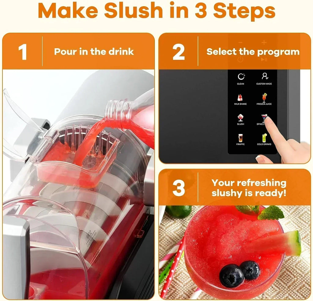 Ninja SLUSHi with RapidChill Technology 88 oz. Frozen Drink Slushie Machine 5 Preset Programs