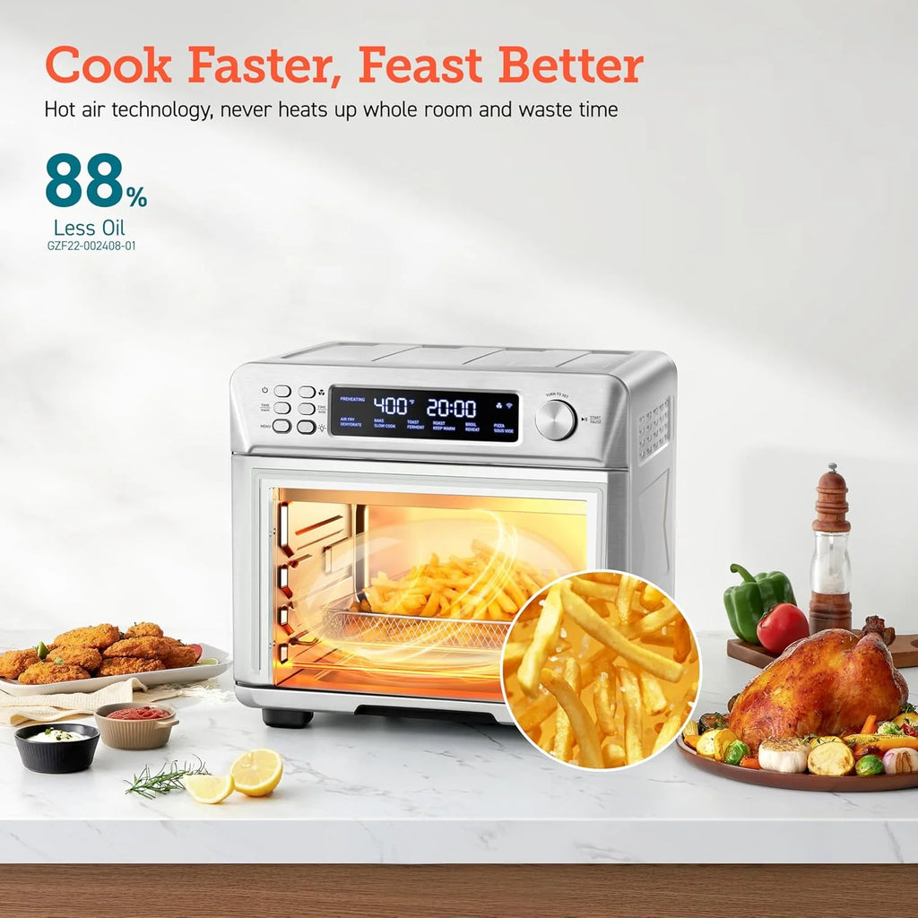 COSORI Smart 12-in-1 Air Fryer Toaster Oven Combo Airfryer Convection Oven Countertop