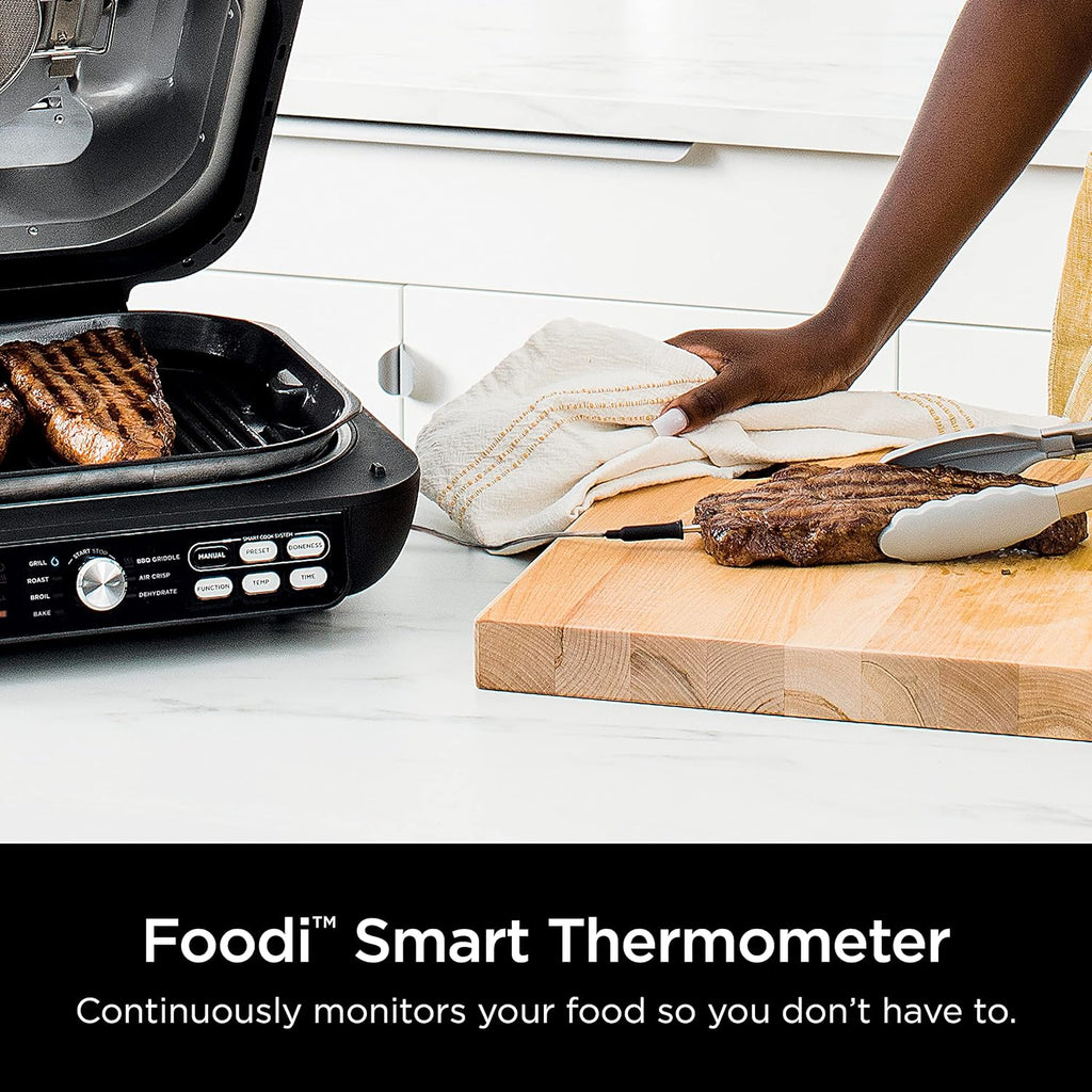 Ninja Foodi Smart XL 6-in-1 Indoor Grill with Air Fry Bake Roast Broil and Dehydrate