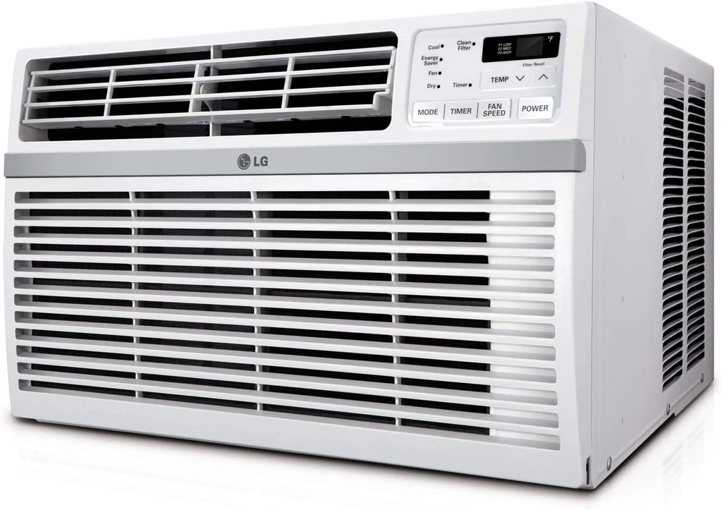LG 6,000 BTU Window Air Conditioner, 115V, Cools 250 Sq.Ft. for Bedroom, Den