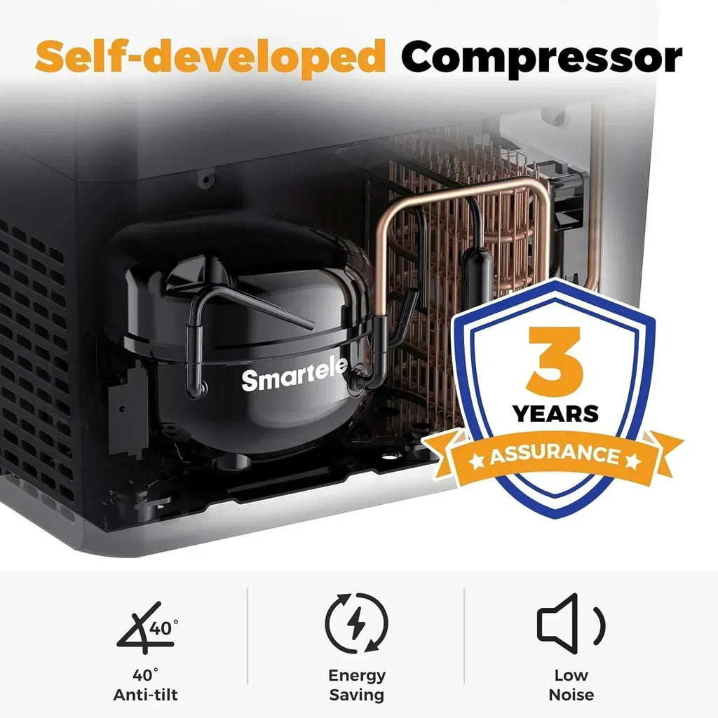 12V Refrigerator 21 Quart Portable Freezer 50 Hours Keep Cool Electric Cooler Car Refrigerator