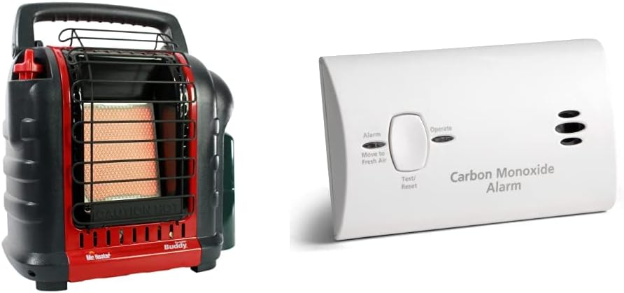 Portable Propane Radiant Heater 4000-9000 BTU for campers workshops patios and more