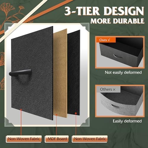 Storage Organizer Unit 11 Fabric Bins Storage Drawers Organizer Steel Frame Tall Storage Tower