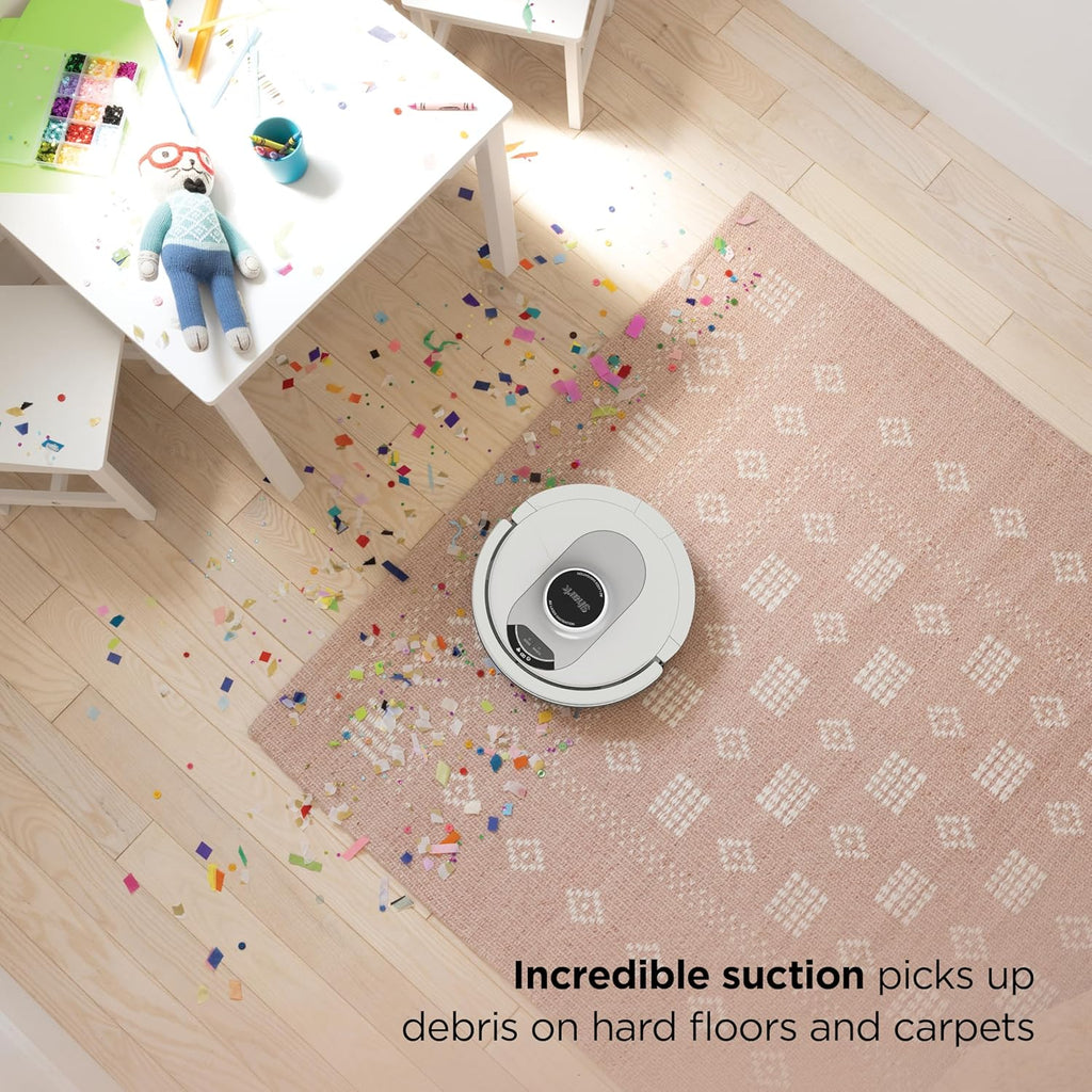 Voice Control Robot Vacuum with Matrix Clean Navigation Home Mapping 60-Day Capacity