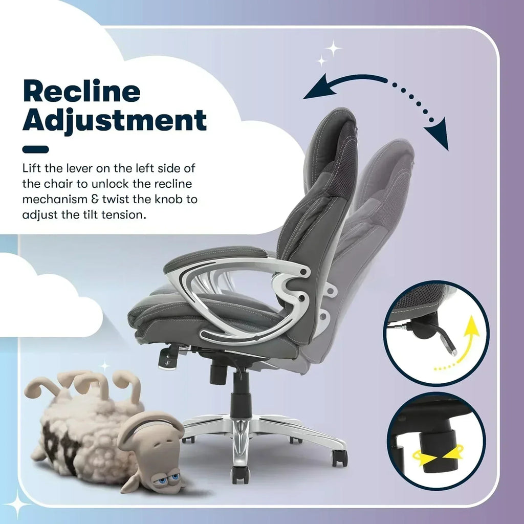 Executive office chair ergonomic computer desk and chair