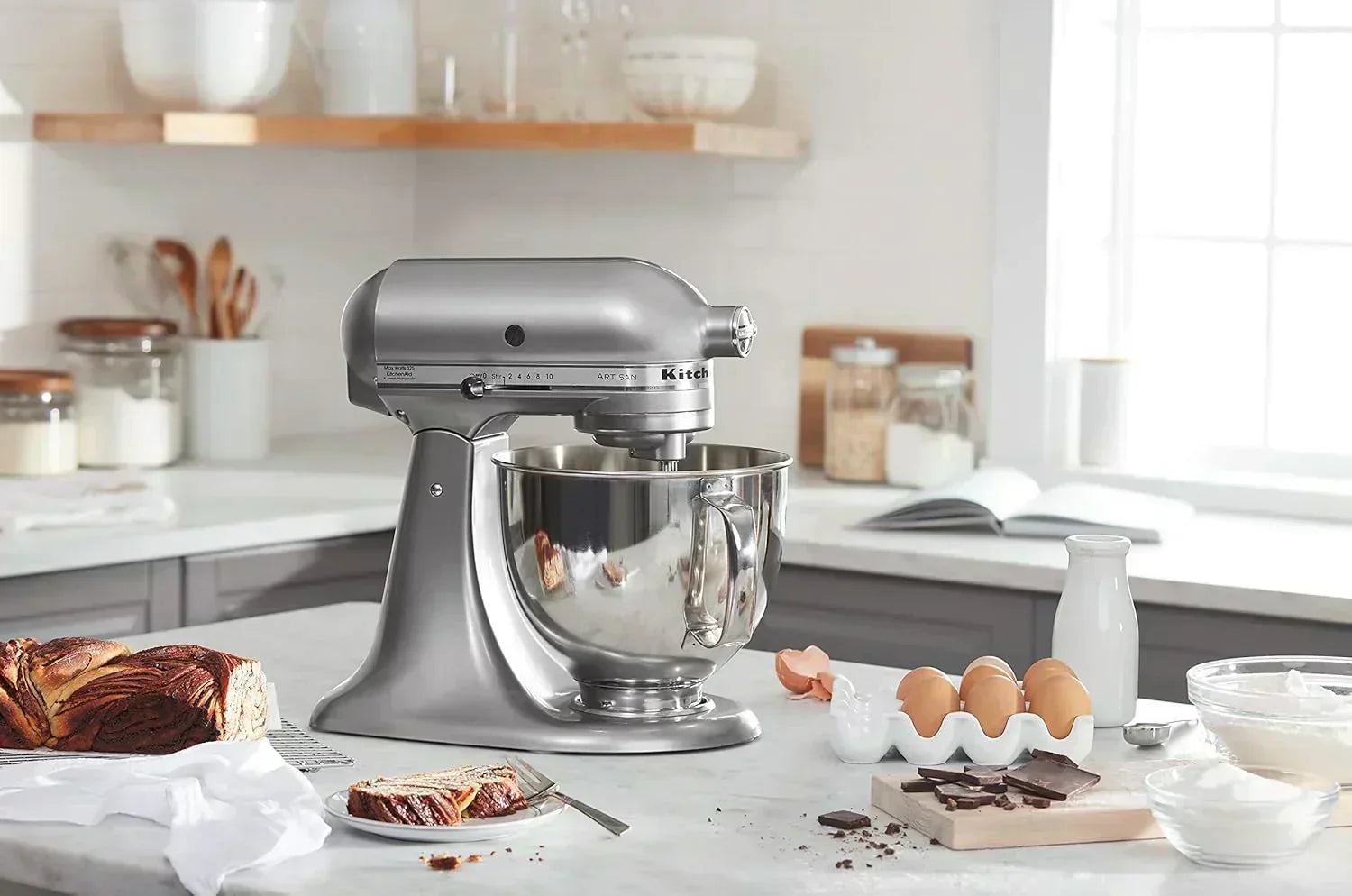 KitchenAid Artisan 5-Quart Tilt-Head Stand Mixer with Pour Flap