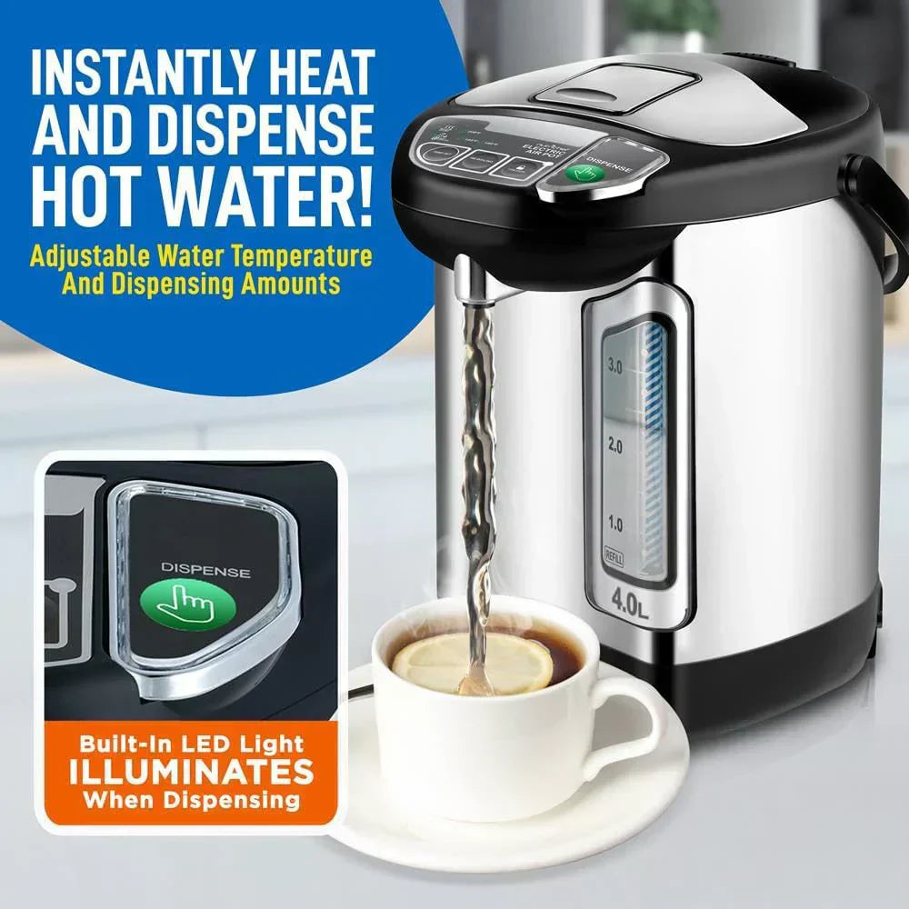 NutriChef Water Heater and Hot Water Dispenser 8L Electric Beverage Dispenser