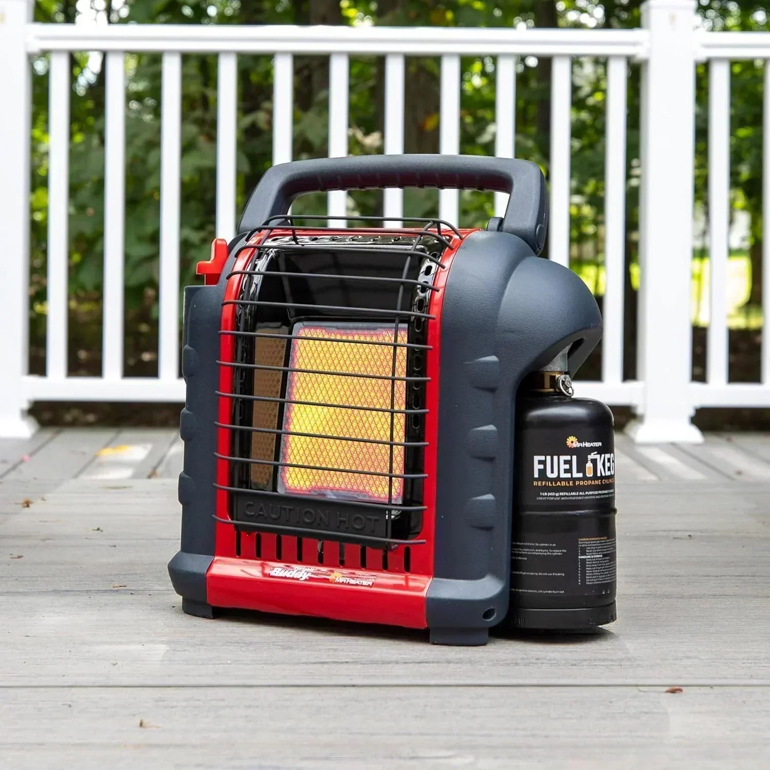 Portable Propane Radiant Heater 4000-9000 BTU for campers workshops patios and more