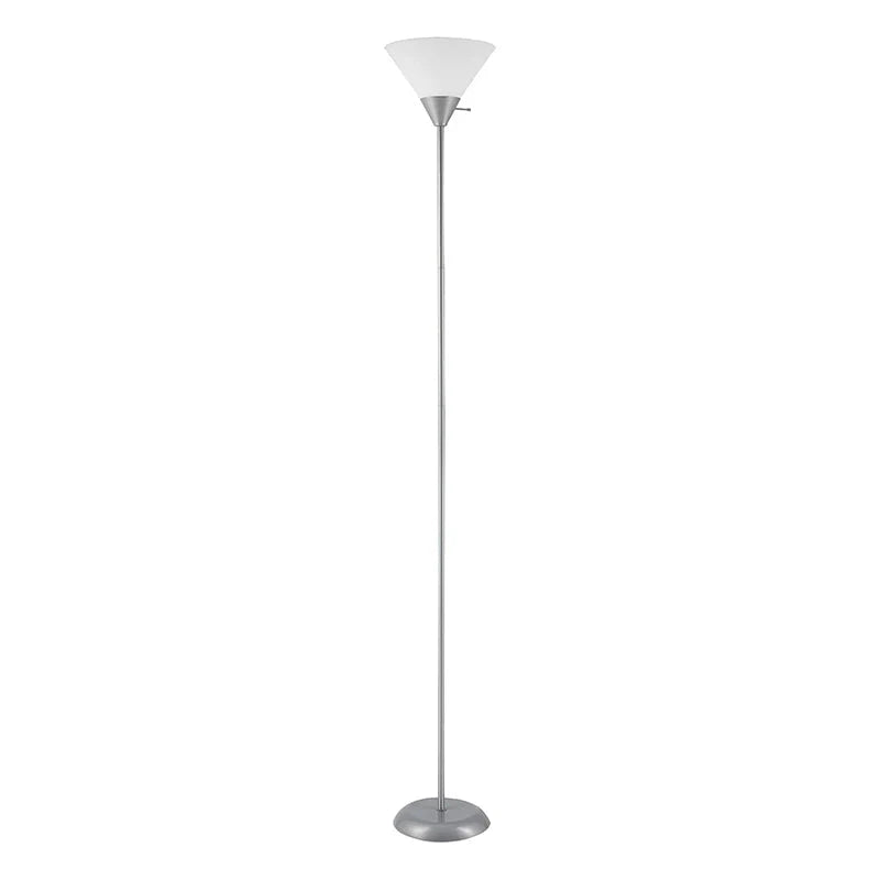 Torchiere Floor Lamp with Adjustable Reading Light and Three Level Dimming for Home Use
