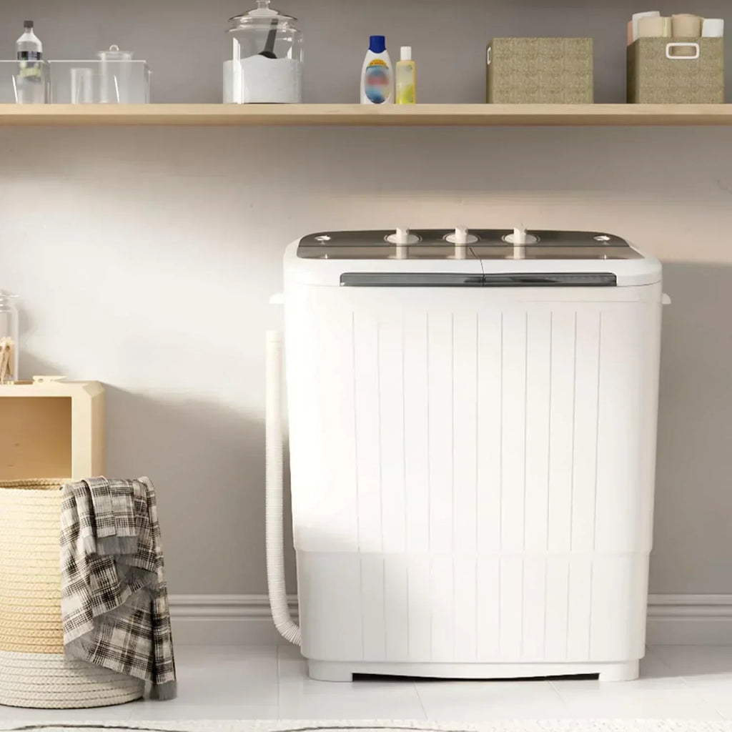 INTERGREAT Portable Washing Machine 16 lb Twin Tub Washing Machine