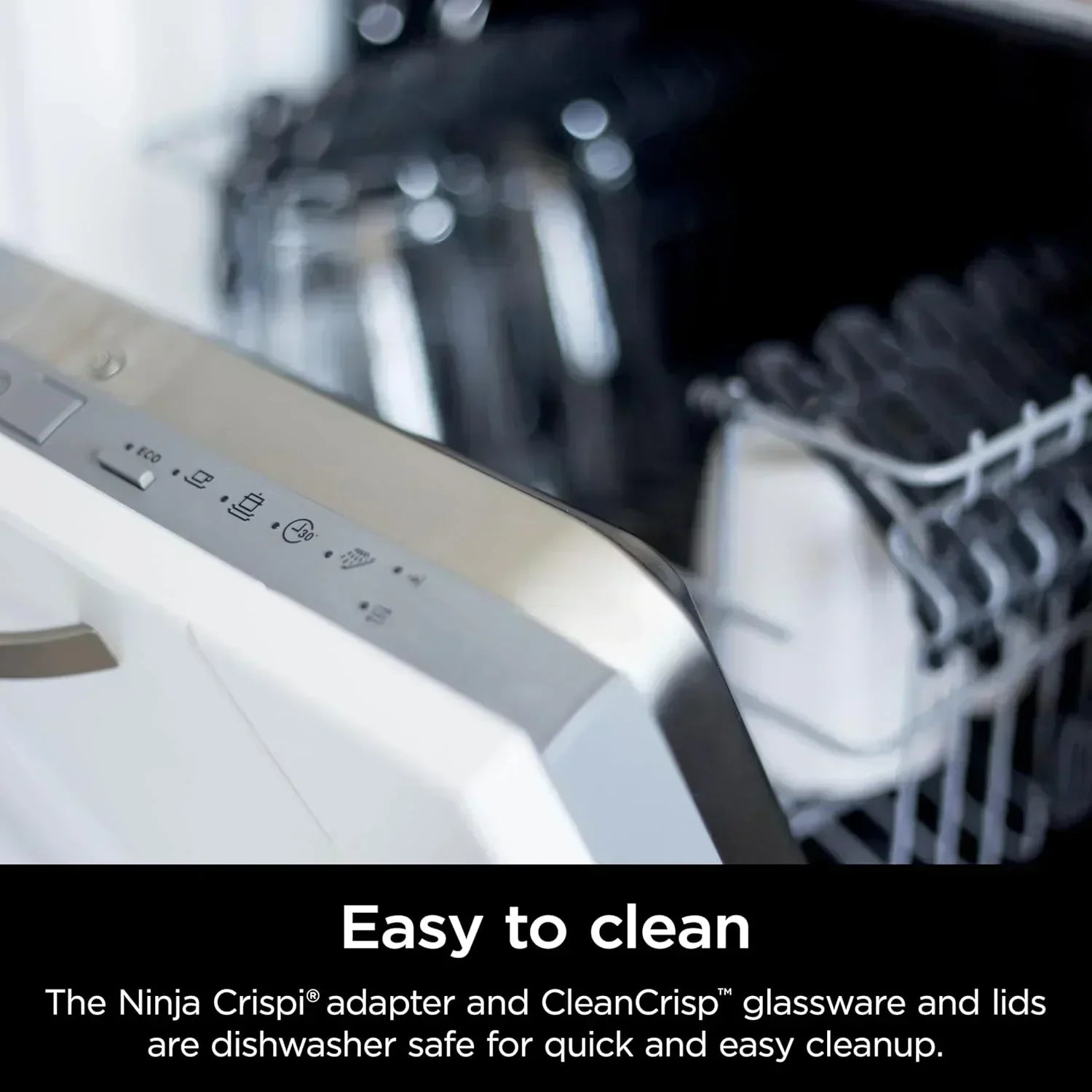 Ninja Crispi 4 in 1 Portable Glass Air Fryer Cooking System 4QT 6 Cup TempWare Glass Containers