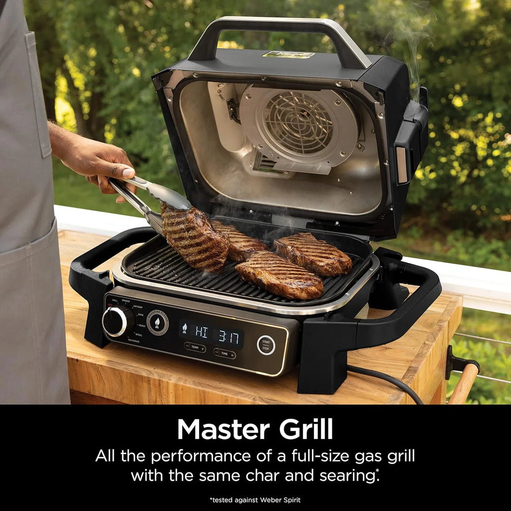 OG751 Woodfire Pro Outdoor Grill Built-In Thermometer 7-in-1 Master Grill BBQ Smoker