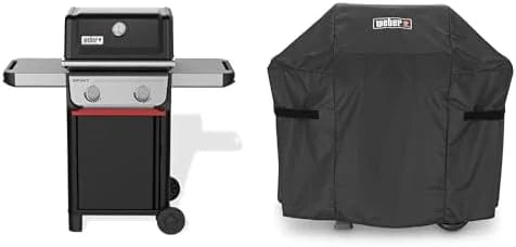 Weber Spirit E-210 Liquid Propane Gas Grill for Outdoor Cooking and BBQ, 2 Burner