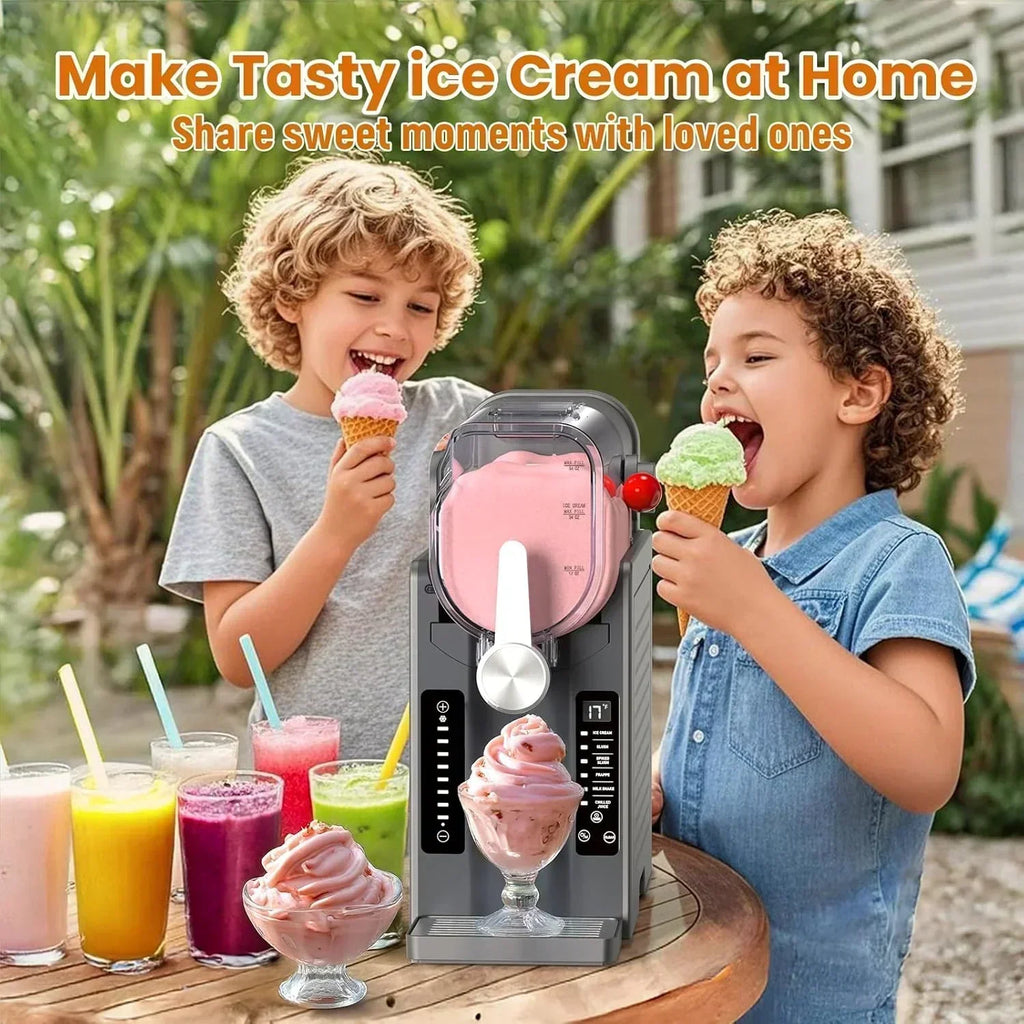 Slushie Machine Professional Frozen Drink Maker No Ice Needed Slushie Machine with LED Display