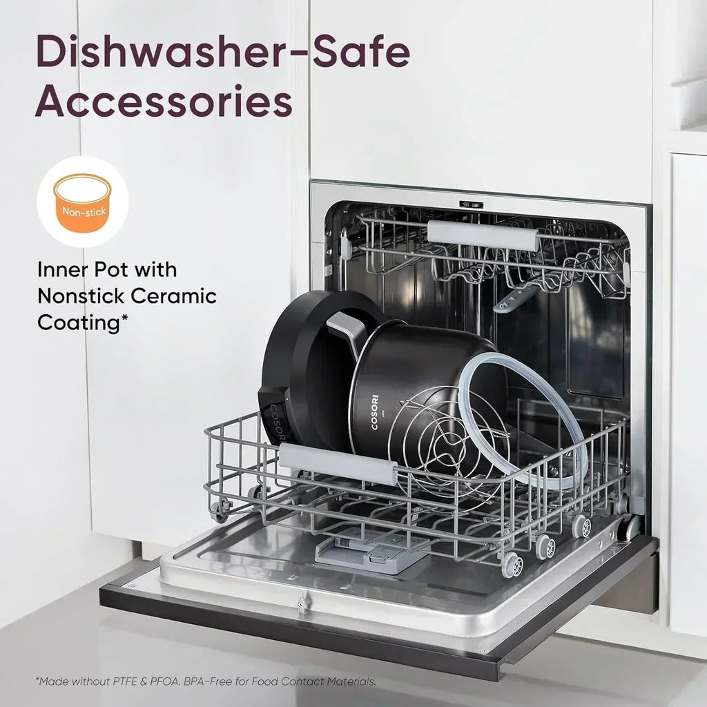 COSORI Pressure Cooker 6 qt 9-in-1 Instant Multi Kitchen Appliances Safer Venting Design
