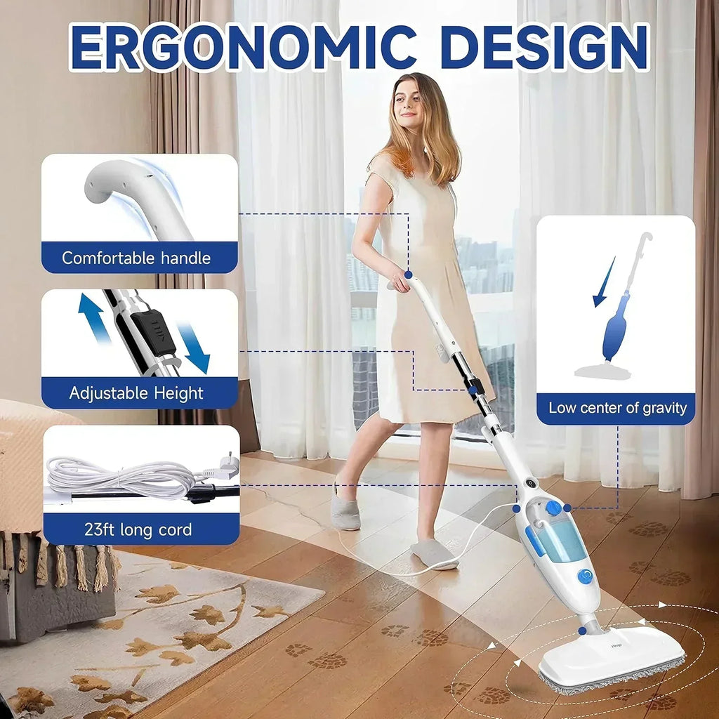 Steam Mop for Hardwood Floor Cleaning Floor Steamer Cleaner Lightweight for Vinyl Laminate