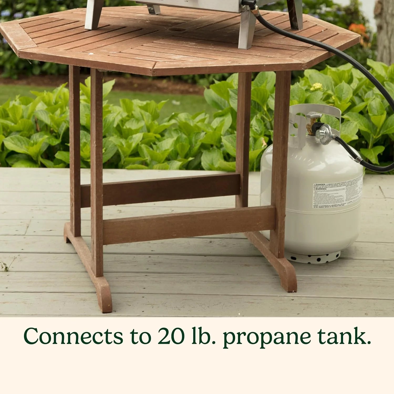Cuisinart Chef Style Tabletop Portable Propane Grill 2 Burner Outdoor Gas Grill