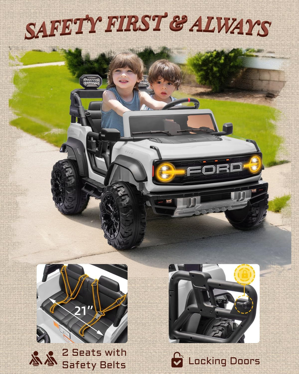 Kids Pink Ride-On Truck Battery Powered Electric Toy Car