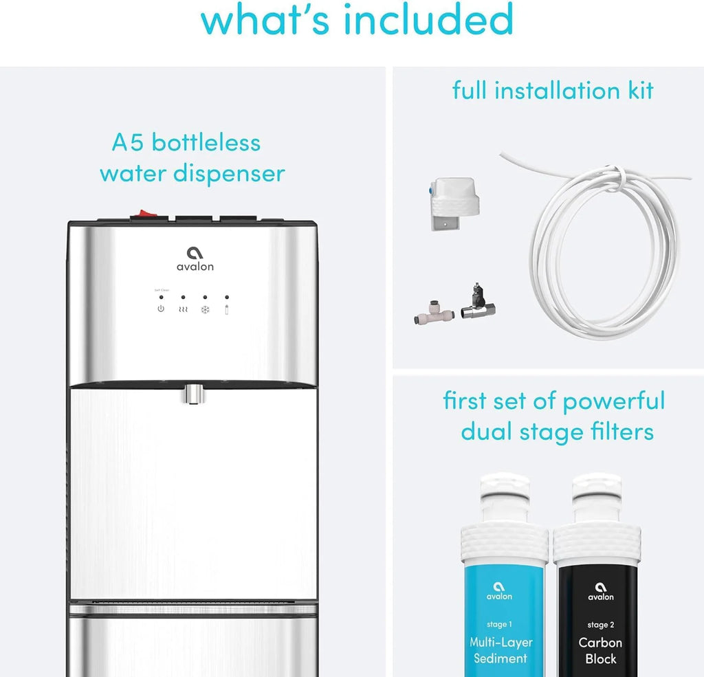 Avalon Self Cleaning Bottleless Water Cooler Water Dispenser-Hot, Cold & Room Water