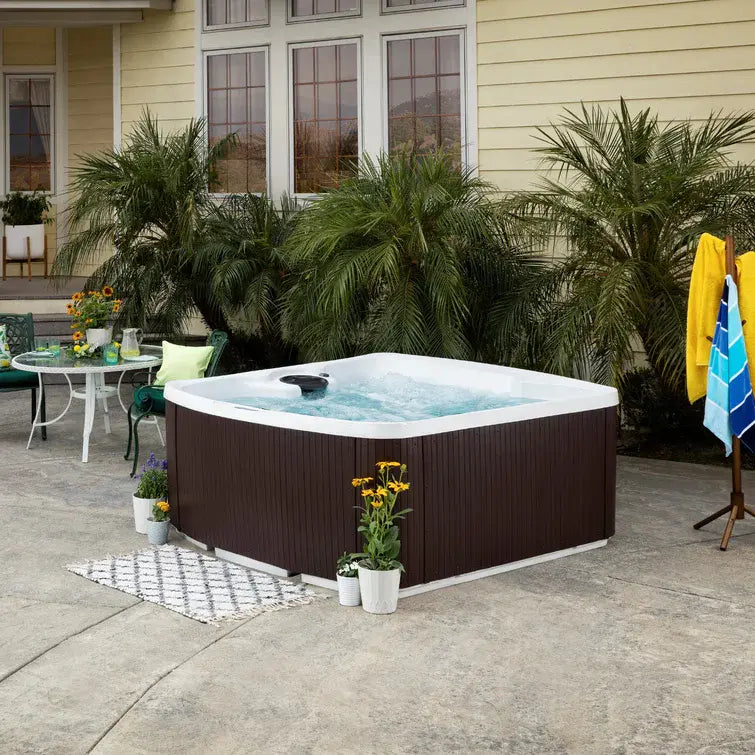 Lifesmart Spas Leganza 6 Person 90 Jet Rectangular Hot Tub with Ozonator