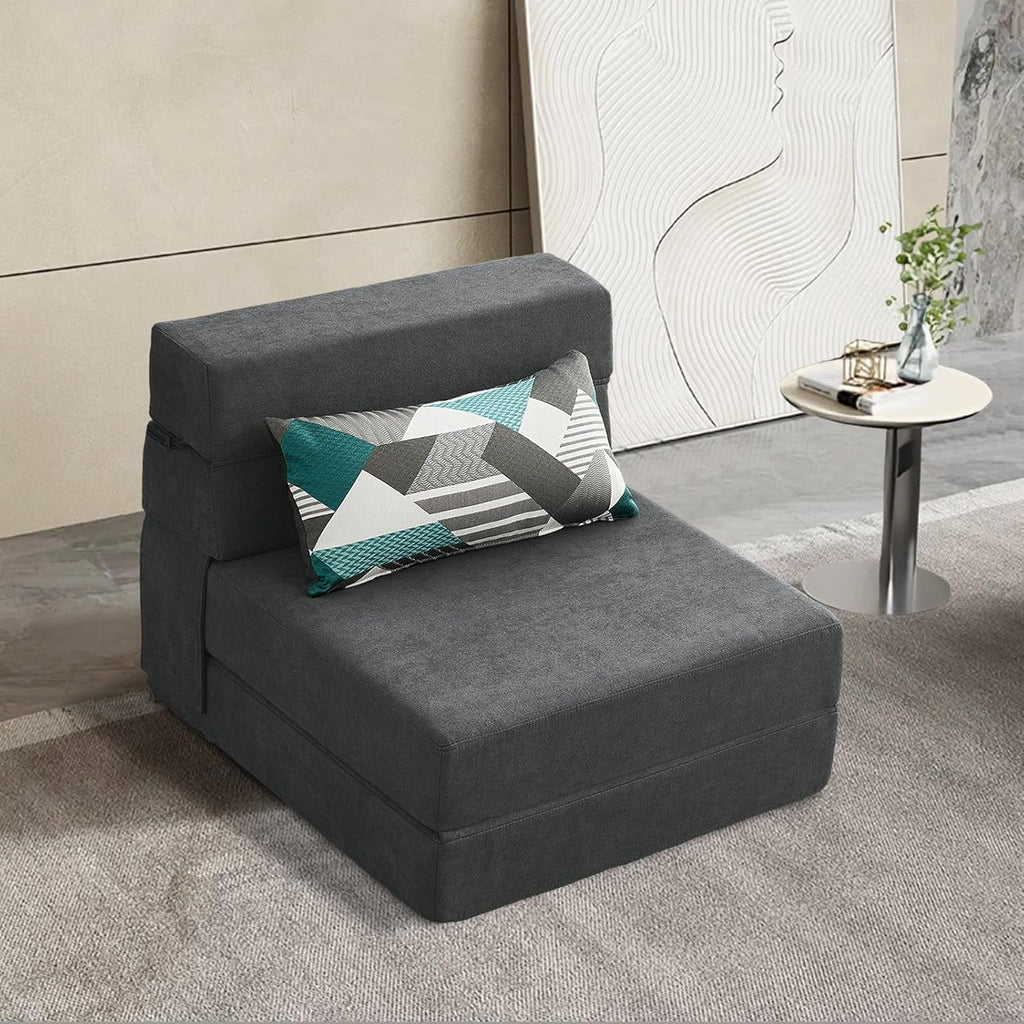 60 inch pull out sofa bed memory foam sofa with 2 pillows futon bed guest bed and pull out sofa