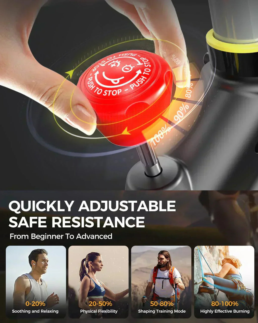 pooboo Exercise Bike Adjustable Magnetic/Brake Pad Resistance Silent Belt Drive Cycling Bike