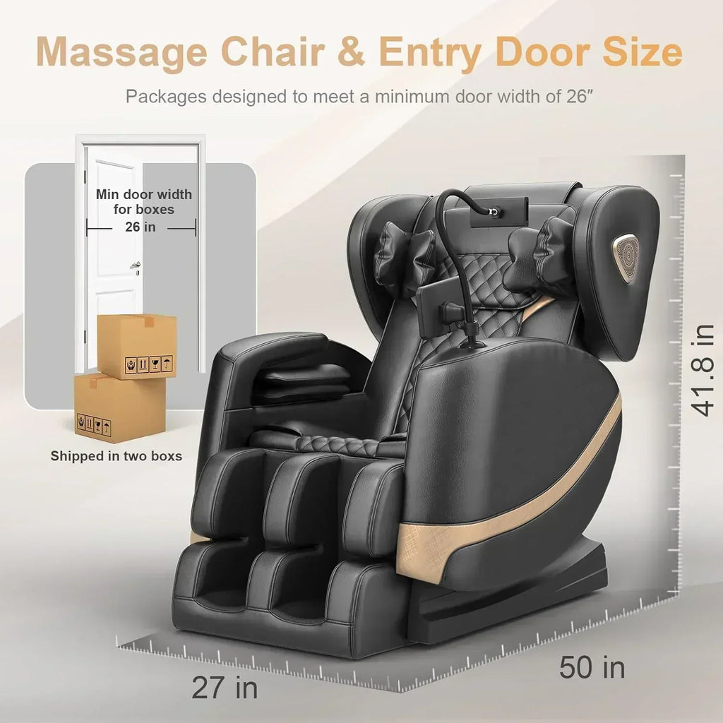 2025 Massage Chair Full Body Zero Gravity Massage Chair with 10 Fix Rollers Heating