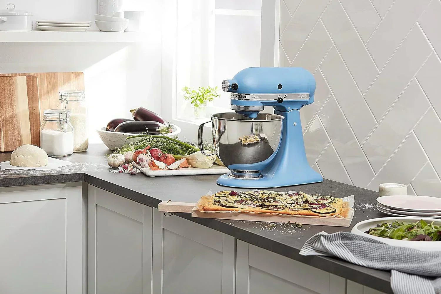 KitchenAid Artisan 5-Quart Tilt-Head Stand Mixer with Pour Flap