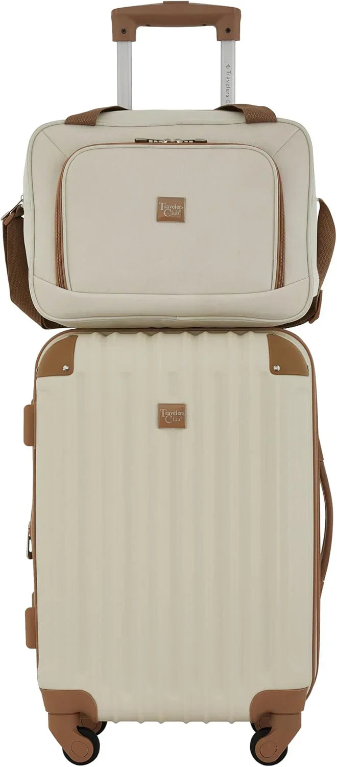 Hardside Travel Luggage Lilac Set of 4
