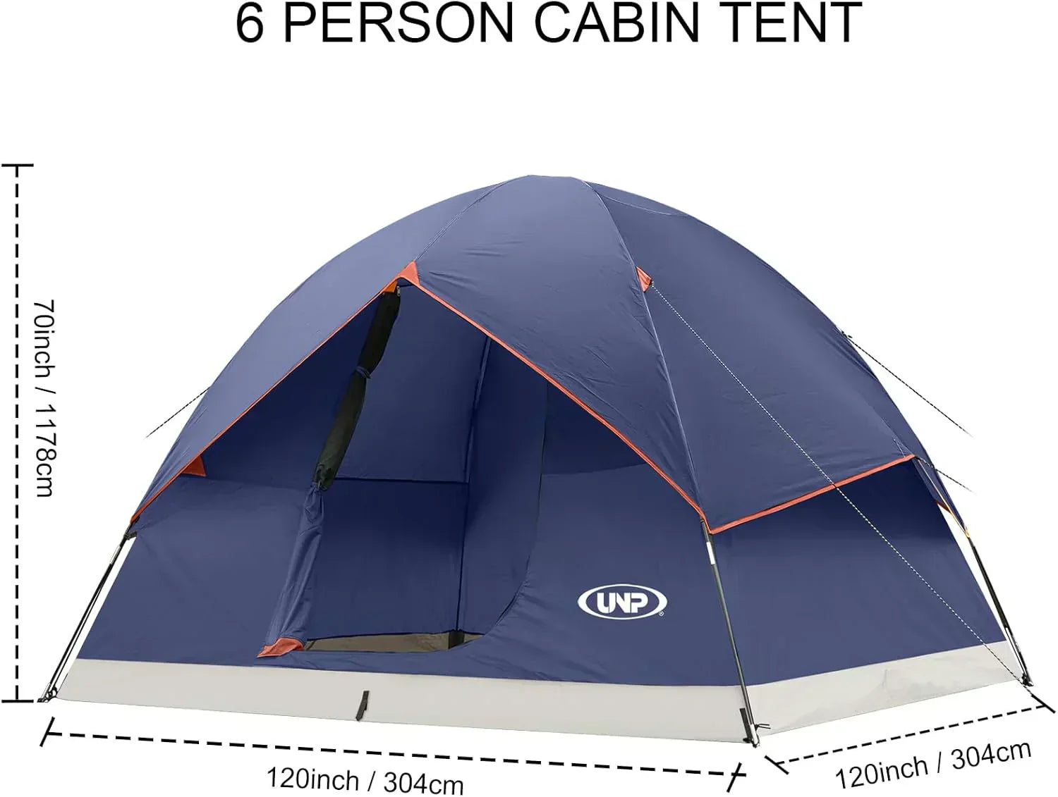 Camping Tent 2/3/4/6 Person Dome Tent Portable Camping Tent Outdoor and Backpacking Beach