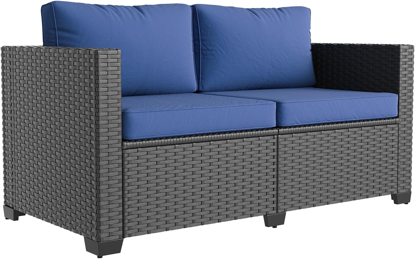 Aoxun 8 Piece Outdoor Patio Furniture Set 7 Seats, Outdoor Sectional with Thick Waterproof Cushions & Storage Coffee Table, Patio Conversation Sets for Garden,Backyard, Porch, Balcony, Deck, Beige