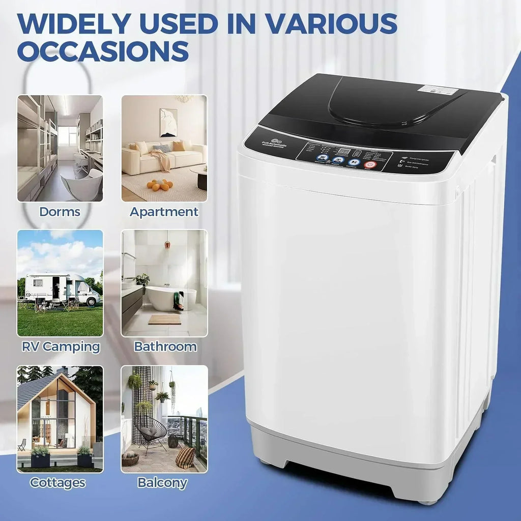 20Lbs Portable Washing Machine Nictemaw Portable Washer 2.8 Cu.ft Washer and Dryer Combo