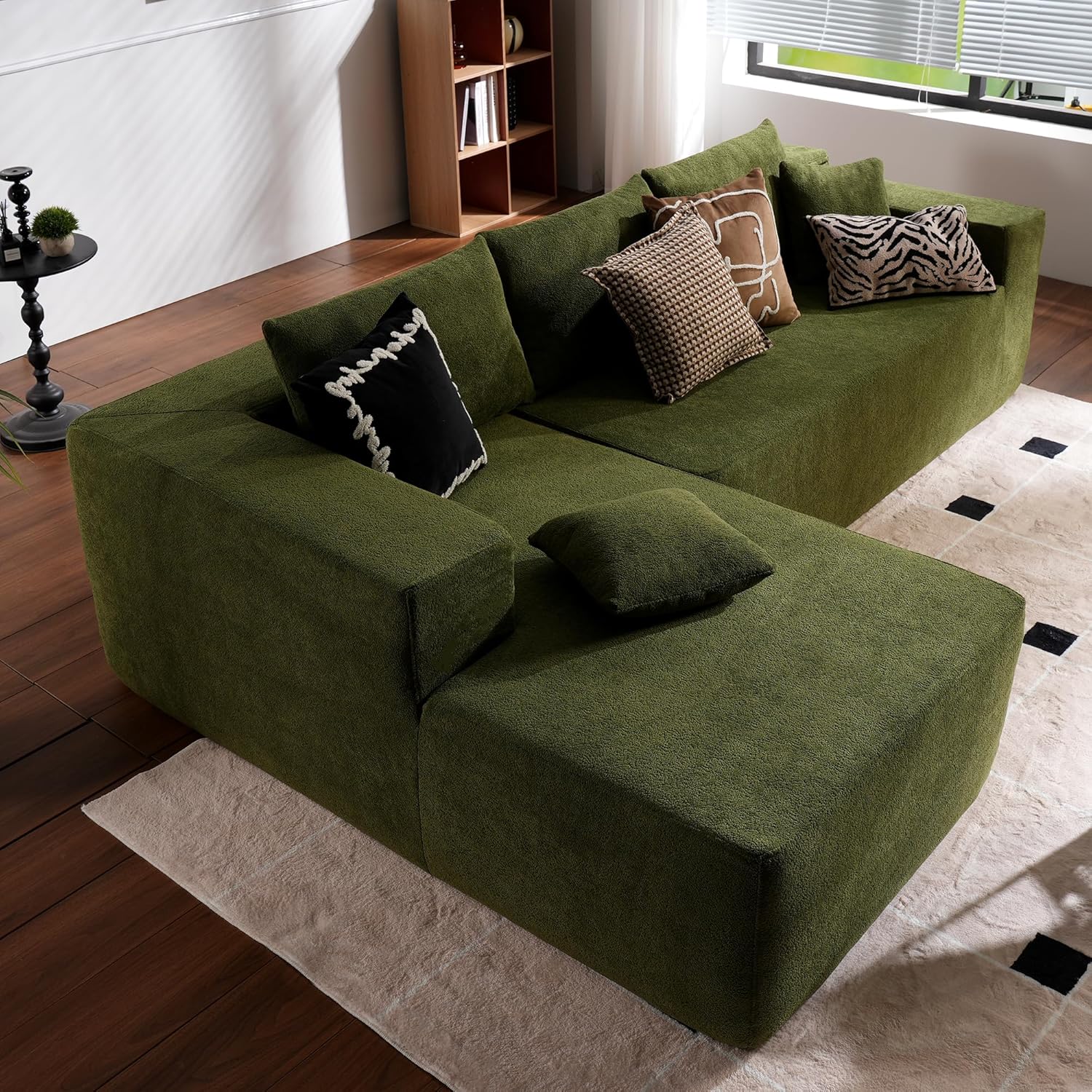 Ovios 104 Cloud Section Sofa L-shaped lounge chair, modern modular sofa