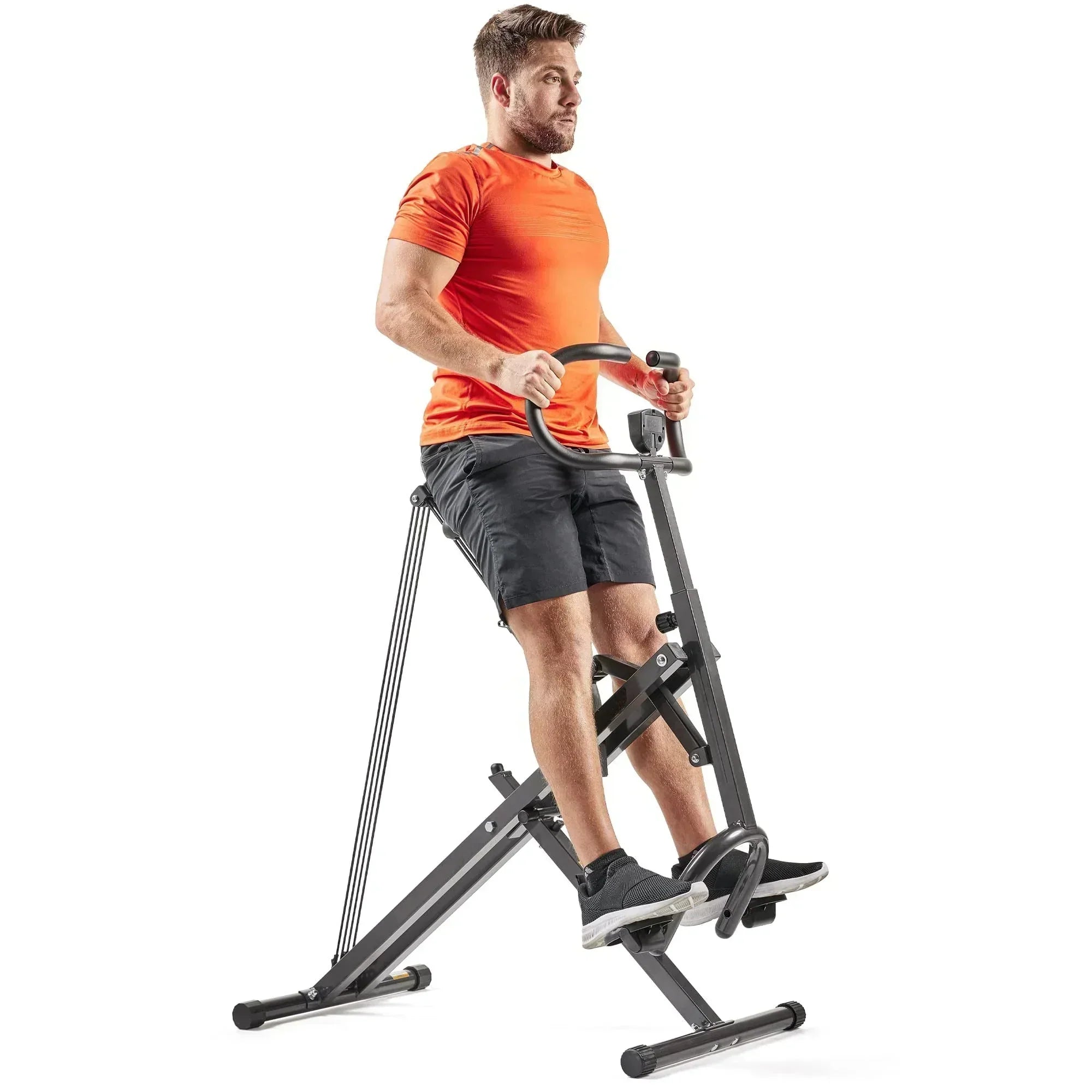Heavy Duty Assisted Squat Machine with 300 LB Max Weight Capacity Adjustable Resistance