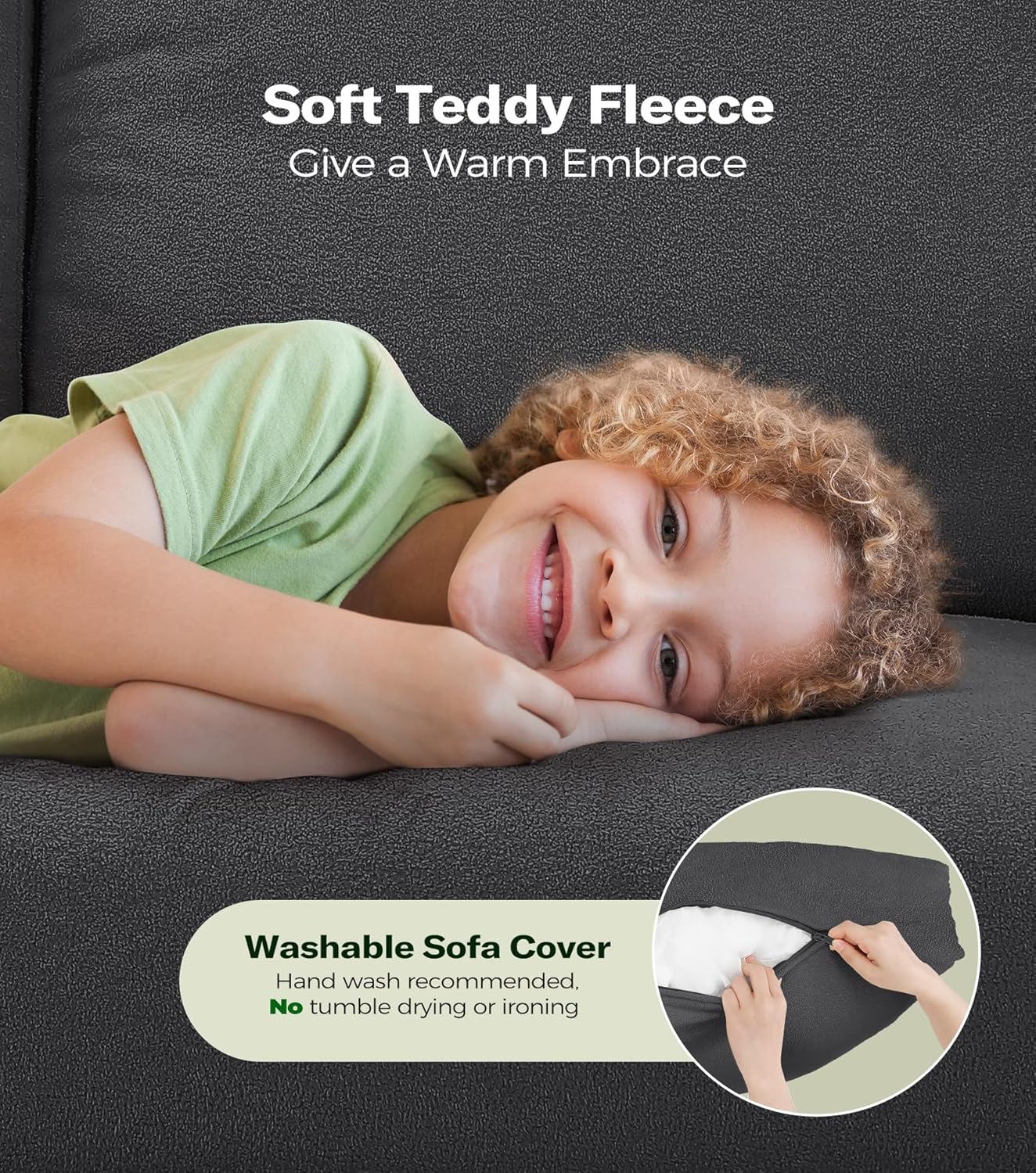 Loveseat Sofa 51 Love Seat Comfy Corduroy Small Loveseat Tool-Free Setup Couch