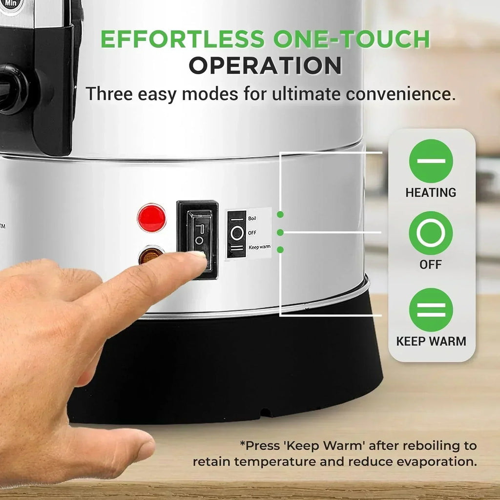 NutriChef Water Heater and Hot Water Dispenser 8L Electric Beverage Dispenser