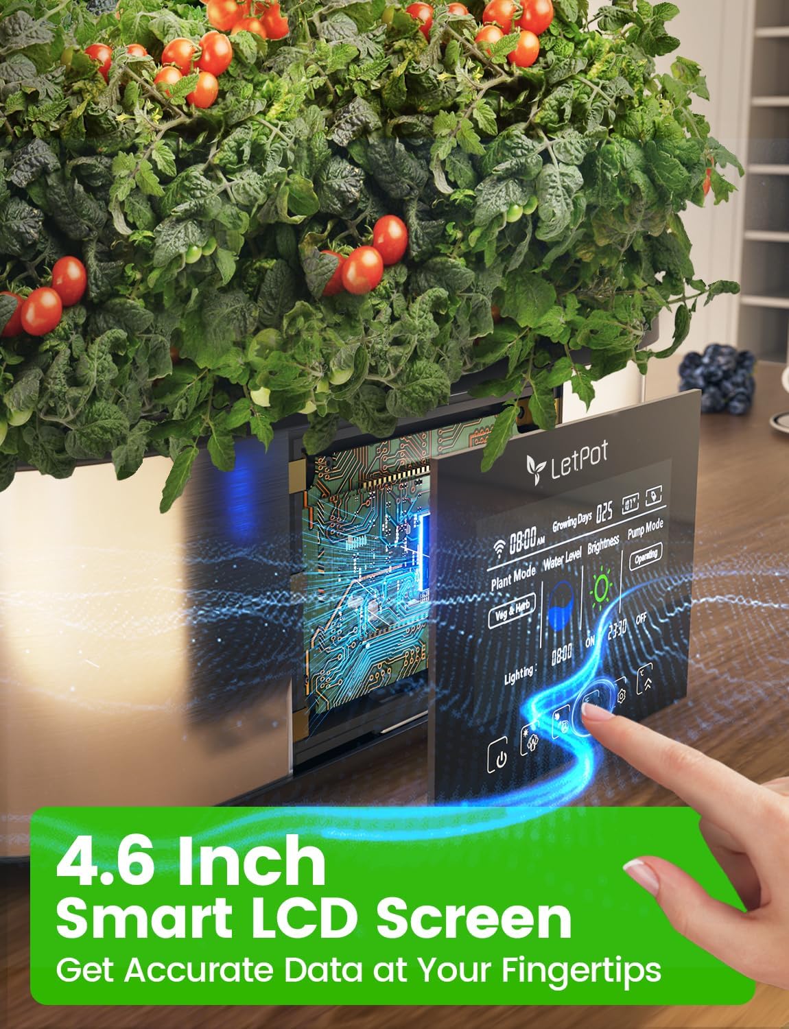 Hydroponic Planting System 12 Indoor Smart Herb Garden Set Indoor Garden App and WiFi Control