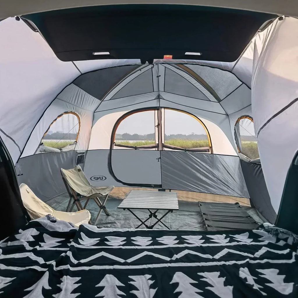 SUV Tent for Camping 6-Person SUV Tailgate Tent - Easy Set Up with Rainfly