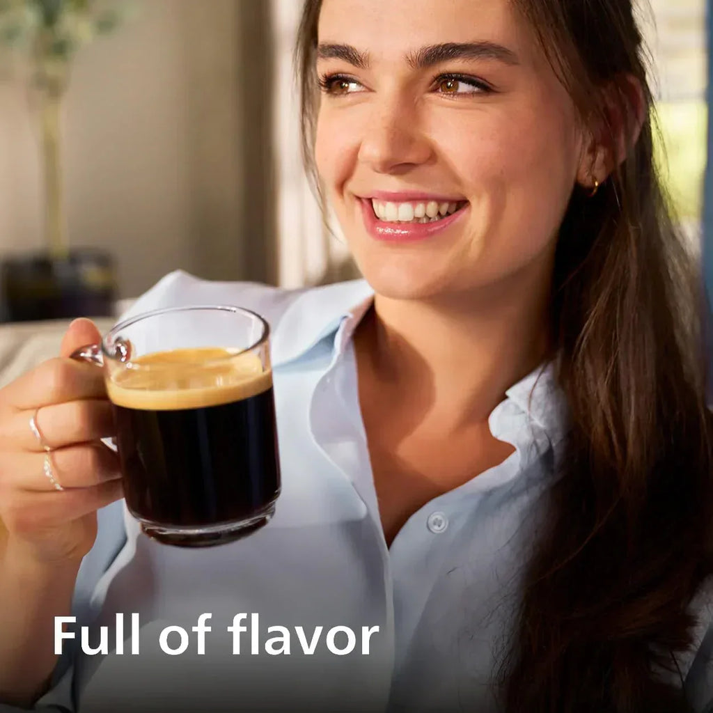 Fully automatic espresso machine 6 hot and iced beverages with ceramic grinder