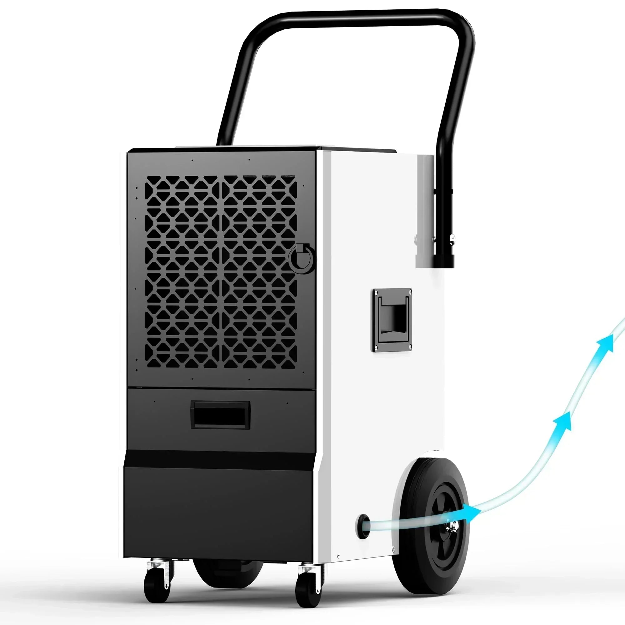 130 Pint Crawl Space Dehumidifier with Drain Hose Dehumidifier for Home and Basement
