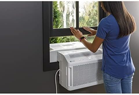 PHNT10CC Clearview Air Conditioner 10,300, Inverter Technology, Ultra Quiet, Medium Rooms up to 450 Sq. FT, Full Window View with Easy Installation, Energy-Efficient Cooling, 10300 BTU, White