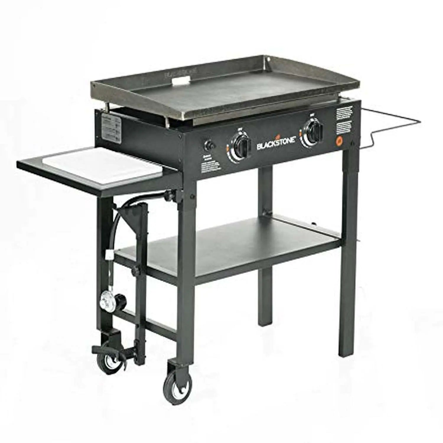 Blackstone 1853 Flat Top Gas Grill 2 Burner Propane Fuelled Rear Grease Management System