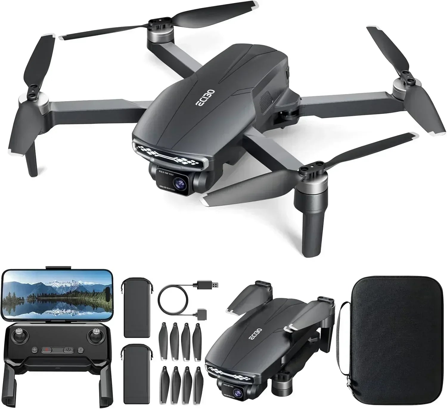 Adult Brushless Motor Drone with Camera 4K UHD Long Range FPV Video