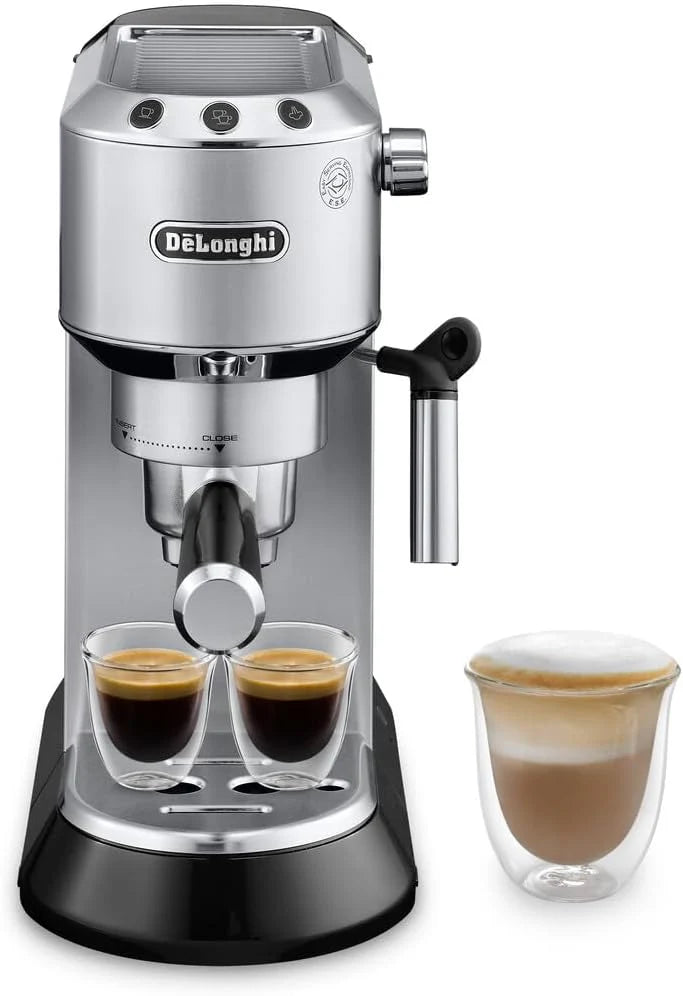 De’Longhi Dedica Espresso Machine with Manual Milk Frother