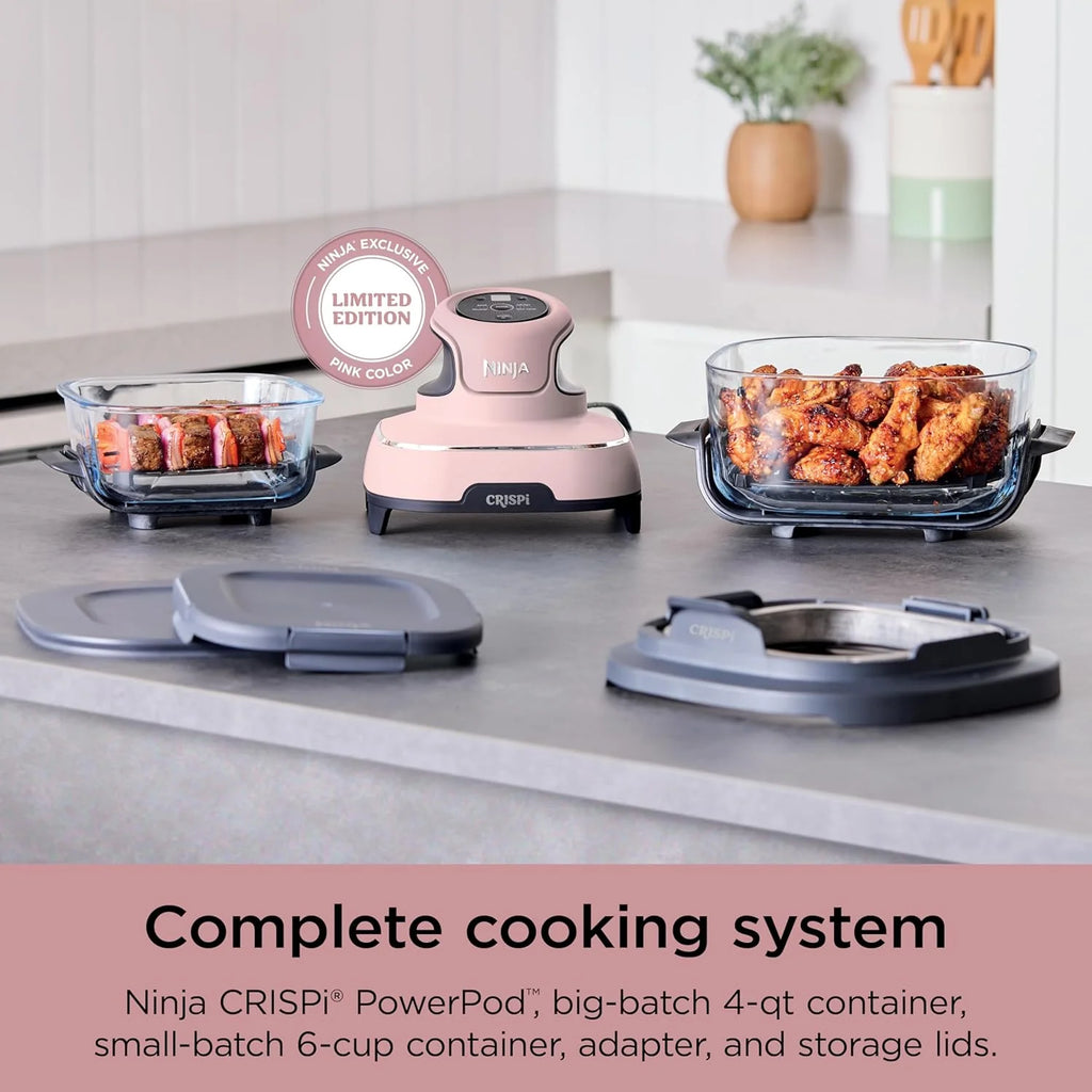 Ninja Crispi 4-in-1 Portable Glass Air Fryer Cooking System